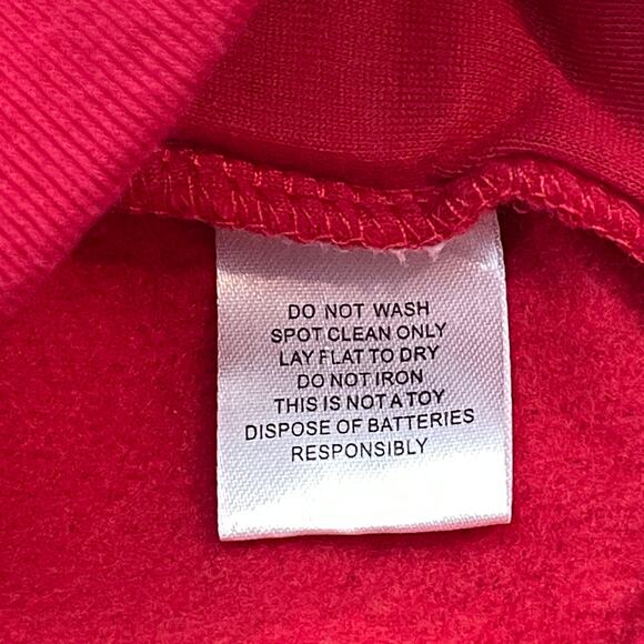 Home Alone Light Up MERRY CHRISTMAS YA FILTHY ANIMAL Ugly Xmas Sweatshirt Sz  L - Picture 5 of 5